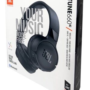 JBL Over-Ear Wireless Headphones - Black